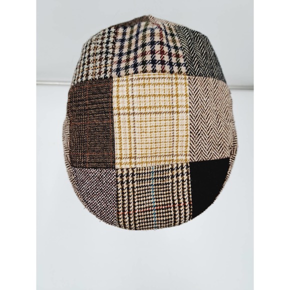 NWOT Baby Rattle Mixed Plaid Herringbone Newsboy cap 12-24 Months - Picture 6 of 9